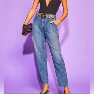 Reformation Baldwin pleated jeans size 25